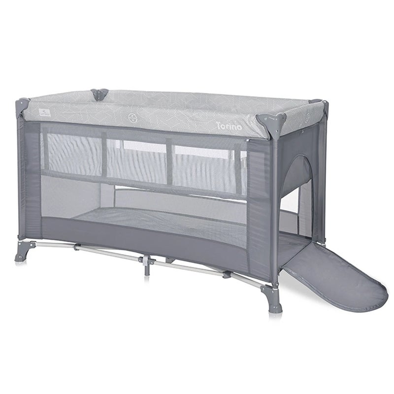 لوريلي سرير اطفال تورينو بطبقتين - رصاصي - 1008046 - Image 3